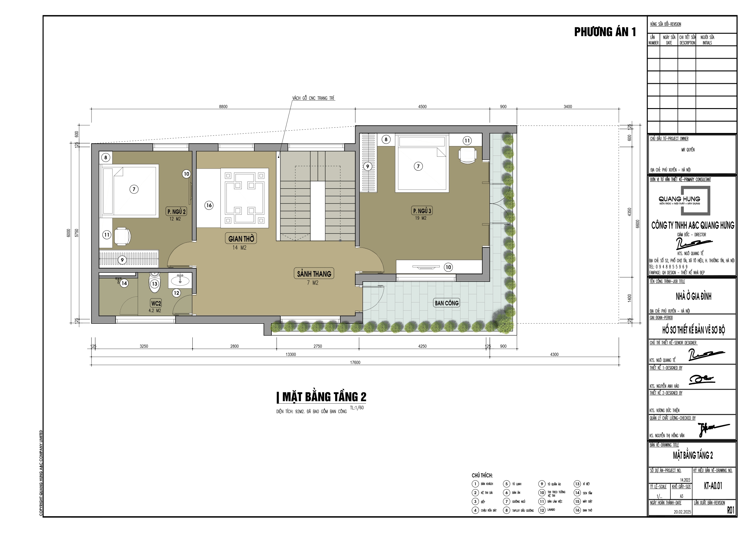 Nhà phố 3 tầng. 6x13.3m, 3 phòng ngủ, nhà 2 mặt tiền