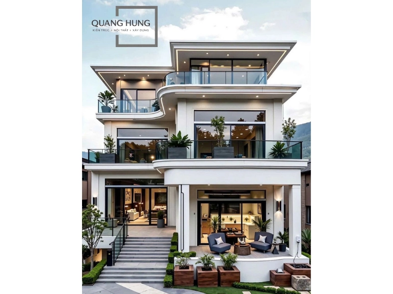 nhà 3 tầng hiện đại