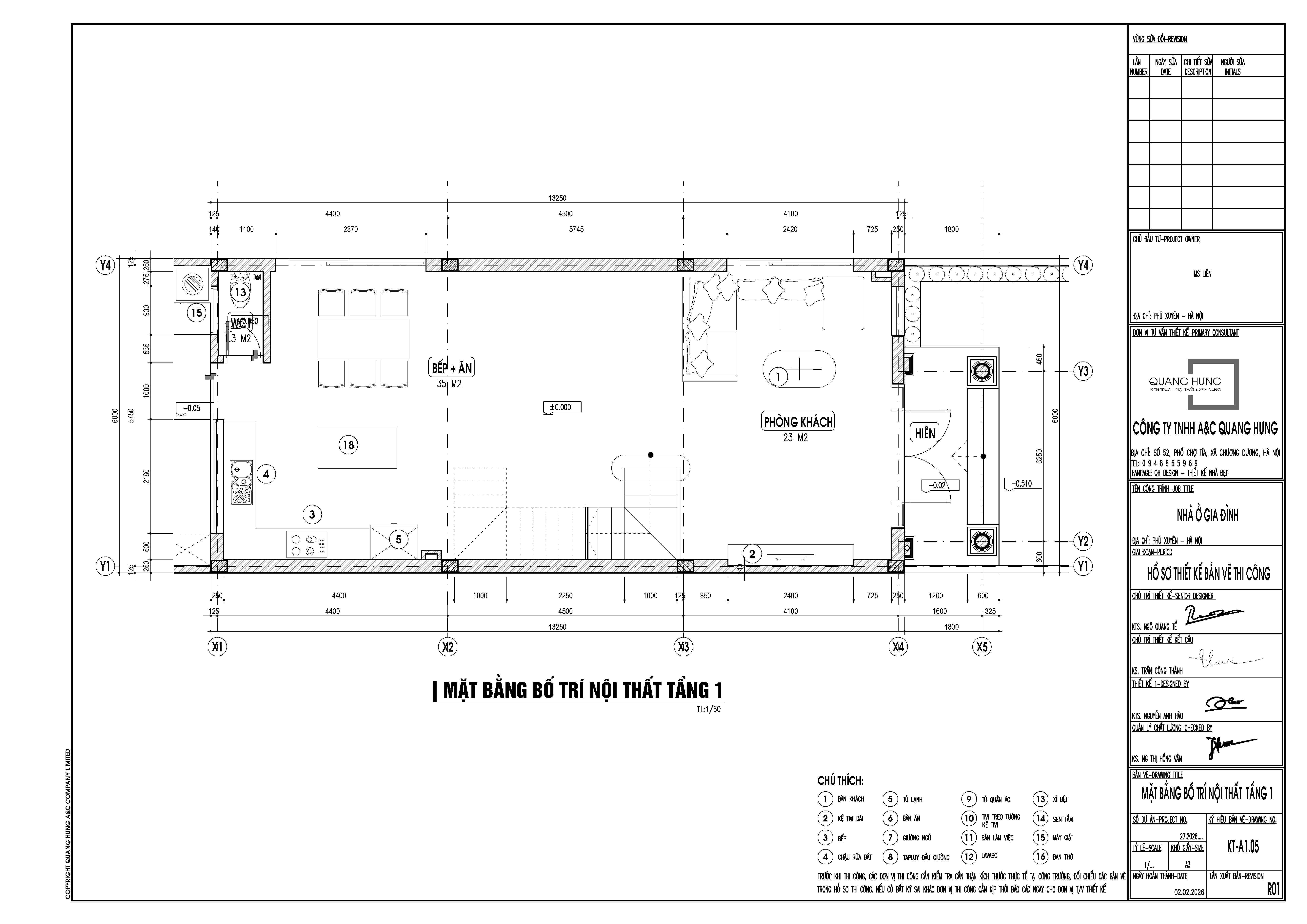 Nhà phố tân cổ điển 6x15m 3 tầng, 3 phòng ngủ