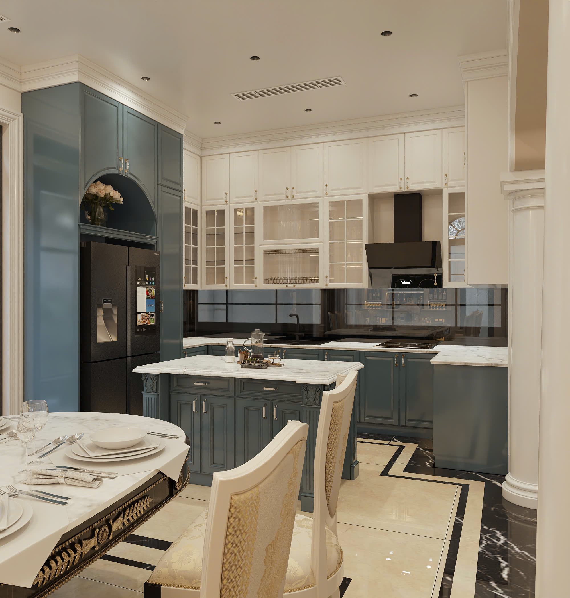 Thiết kế nội thất biệt thự 18 x 14m - bản giao hưởng của ánh sáng