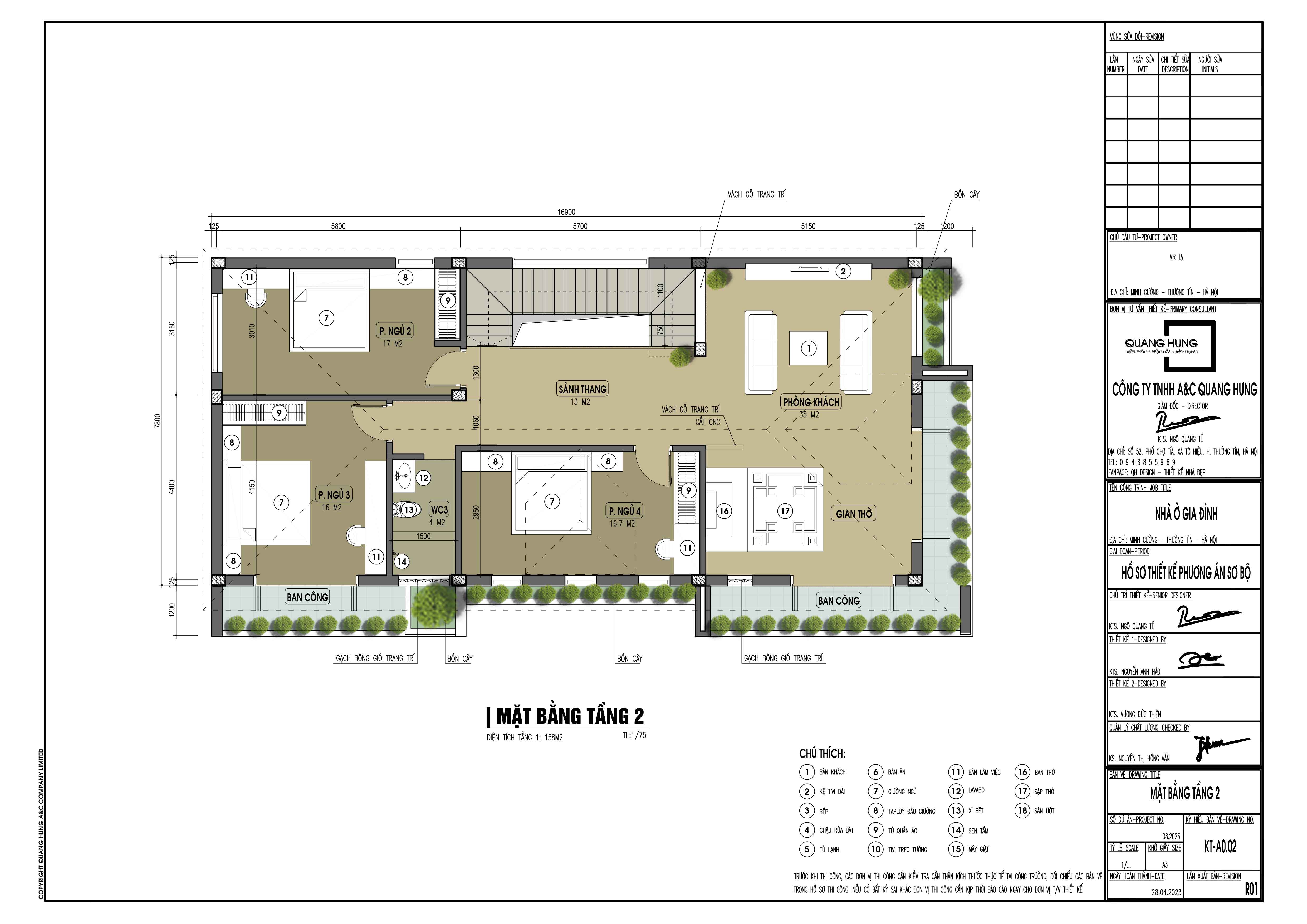 Biệt thự 2 tầng mái nhật. 8x17m lô góc, 4 phòng ngủ kết hợp không gian kinh doanh đồ mỹ nghệ