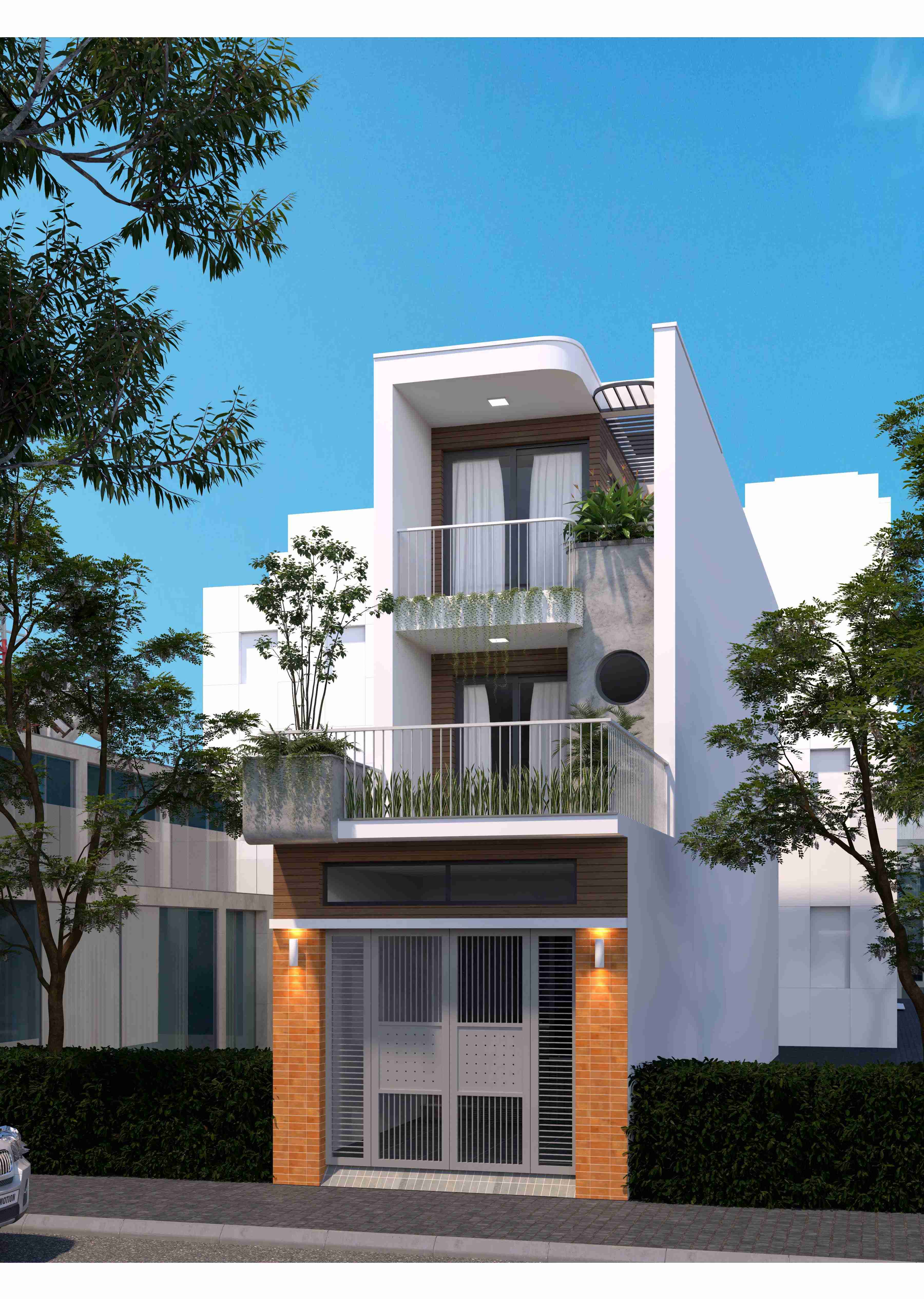 THIẾT KẾ NHÀ PHỐ 3 TẦNG CAO CẤP 3.7x14M, 3 PHÒNG NGỦ - CHI PHÍ KHOẢNG 1.4 TỶ