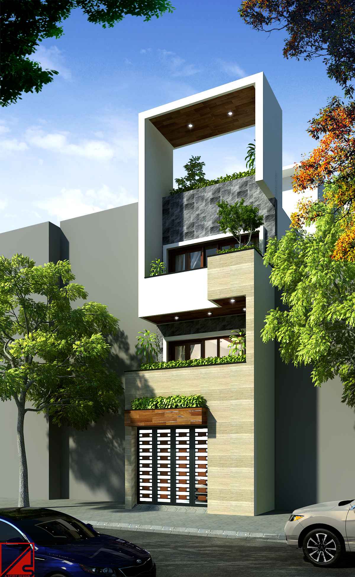 NHÀ PHỐ 4 TẦNG HIỆN ĐẠI 4.5x19m, 3 PHÒNG NGỦ