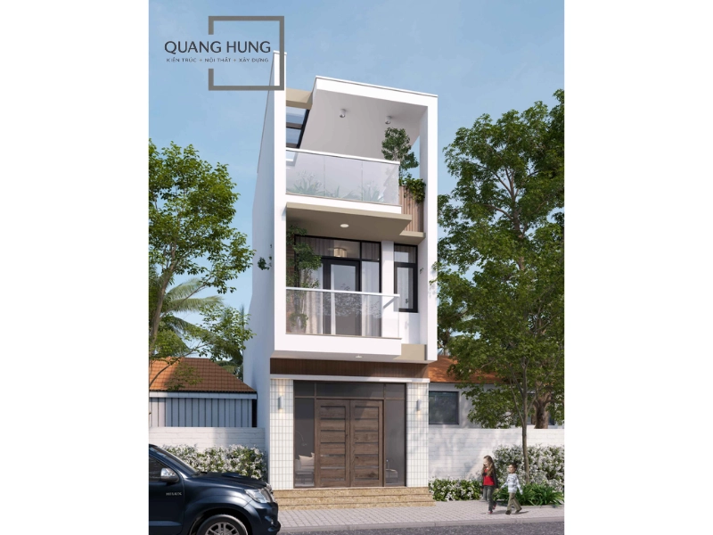 nhà 3 tầng hiện đại