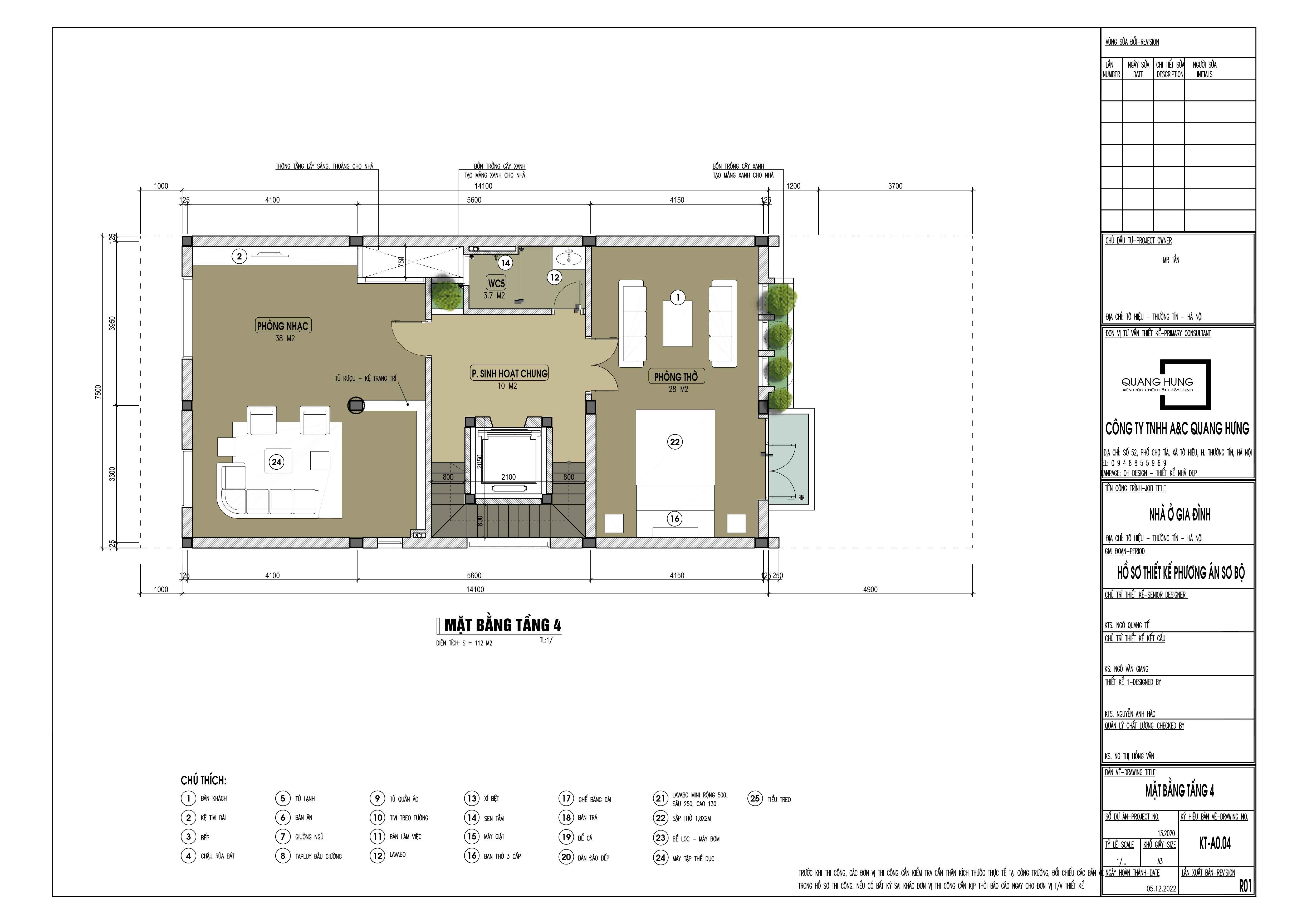 Nhà phố 5 tầng. 7.5x20m, 6 phòng ngủ