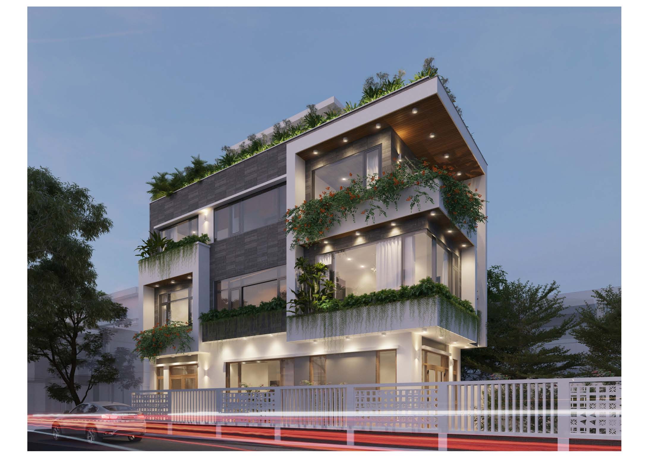 NHÀ PHỐ 3.5 TẦNG HIỆN ĐẠI 5x20m, 3 PHÒNG NGỦ