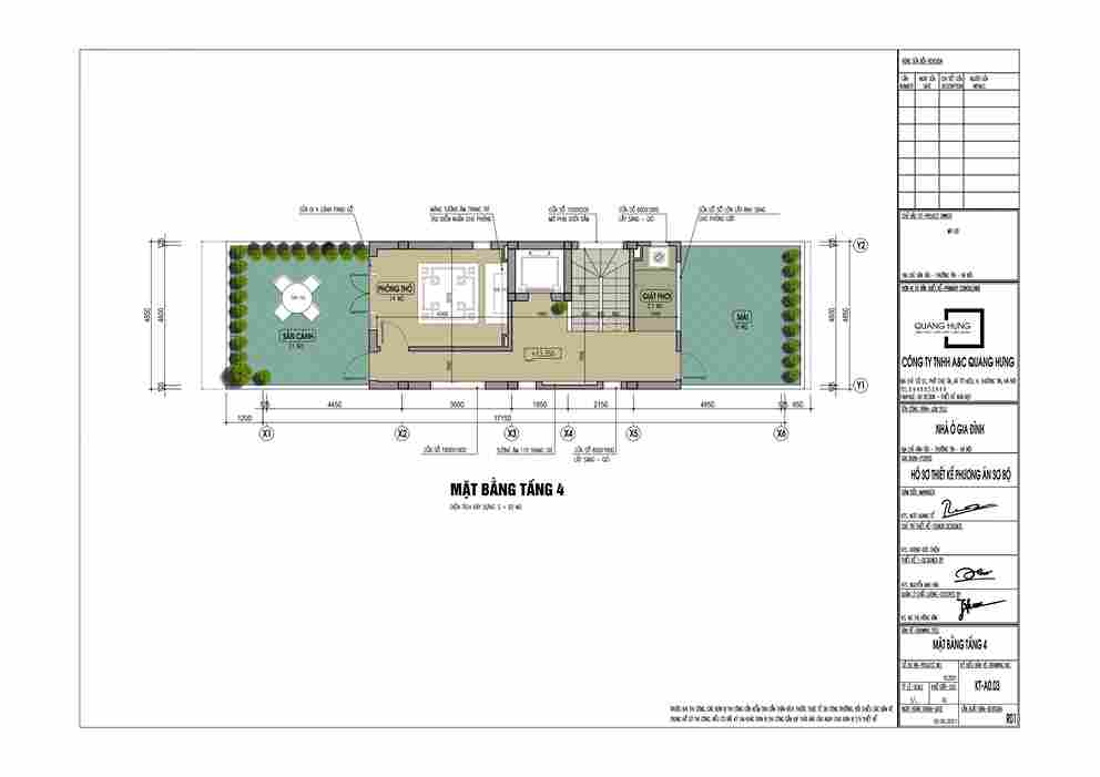 Nhà phố 4 tầng + 1 lửng. 4.8x17m. 4 phòng ngủ kết hợp phòng học, phong cách hiện đại, thời thượng