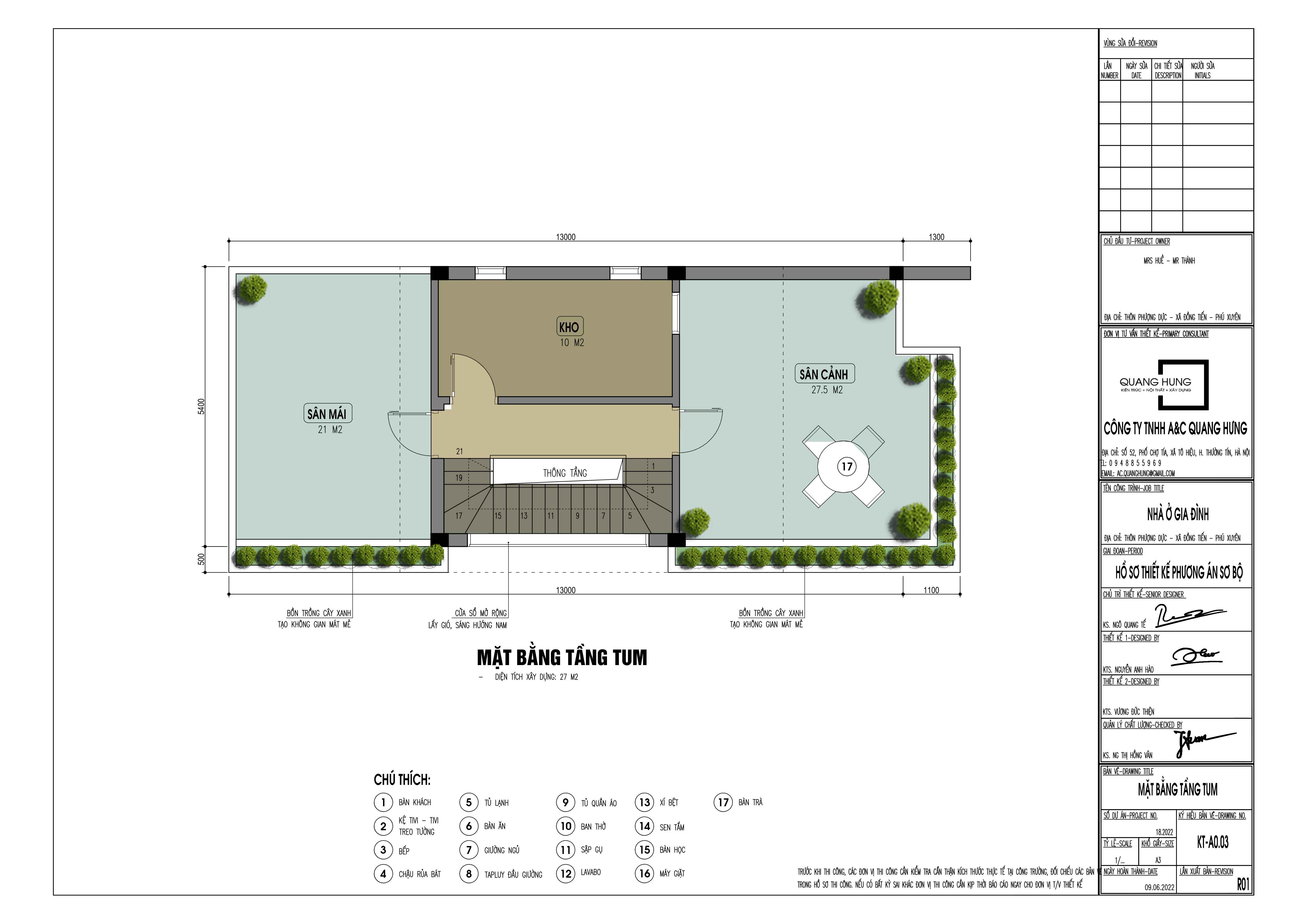 Thiết kế nhà phố hiện đại 3 tầng tại Hà Nội