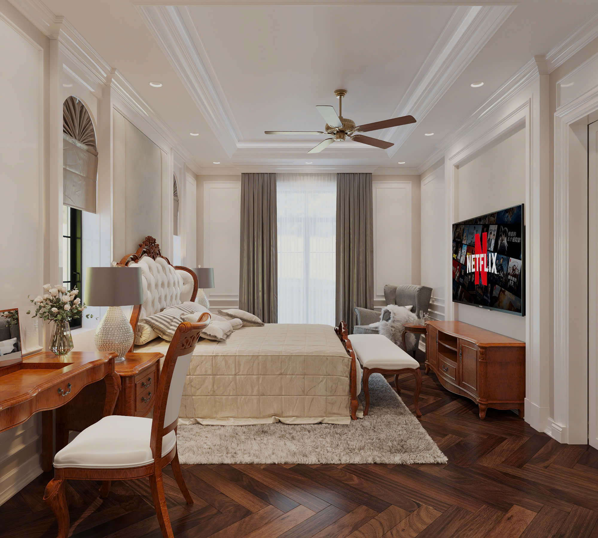 Thiết kế nội thất biệt thự 18 x 14m - bản giao hưởng của ánh sáng