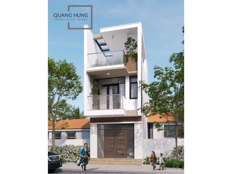 nhà 3 tầng hiện đại