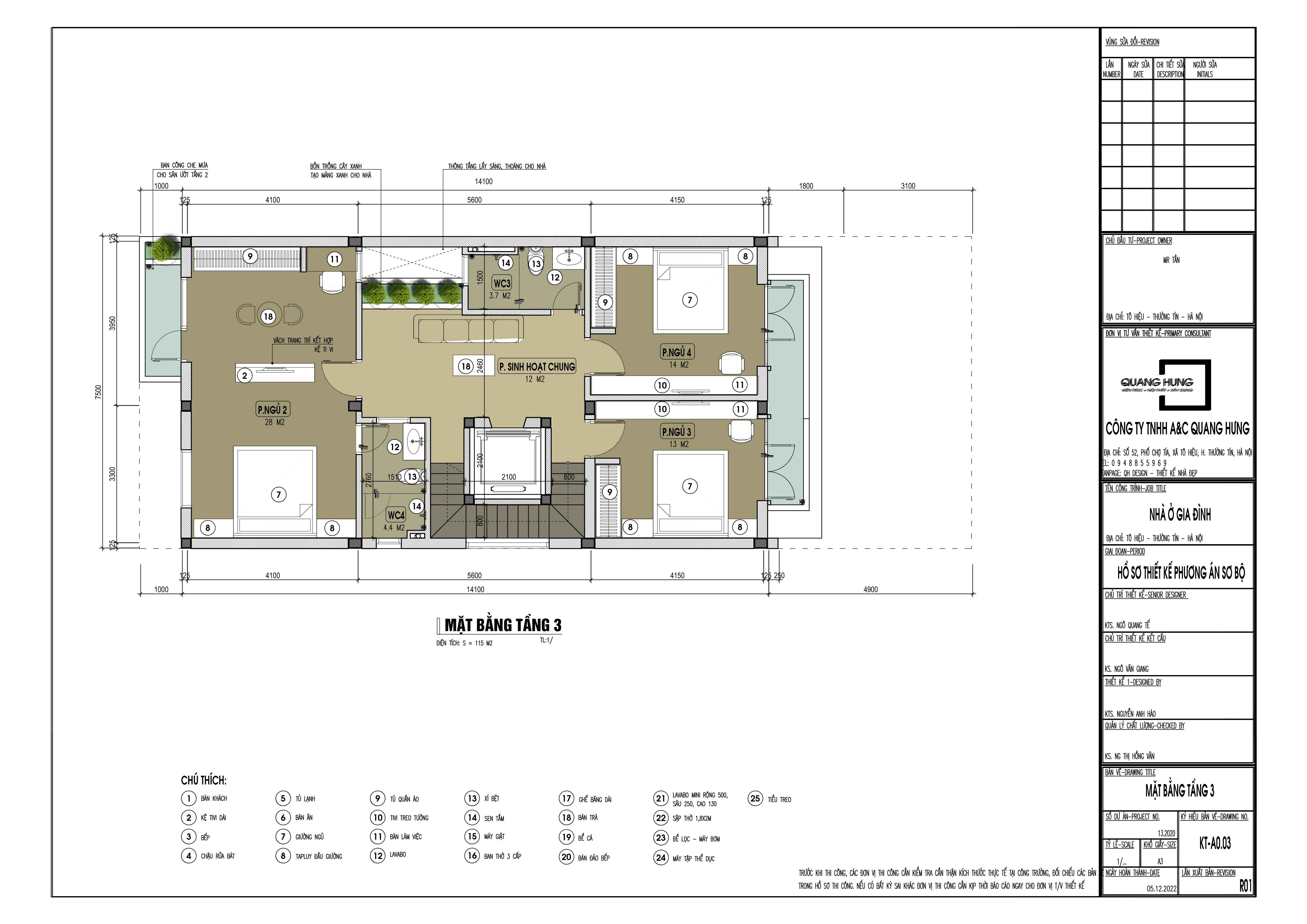 Nhà phố 5 tầng. 7.5x20m, 6 phòng ngủ