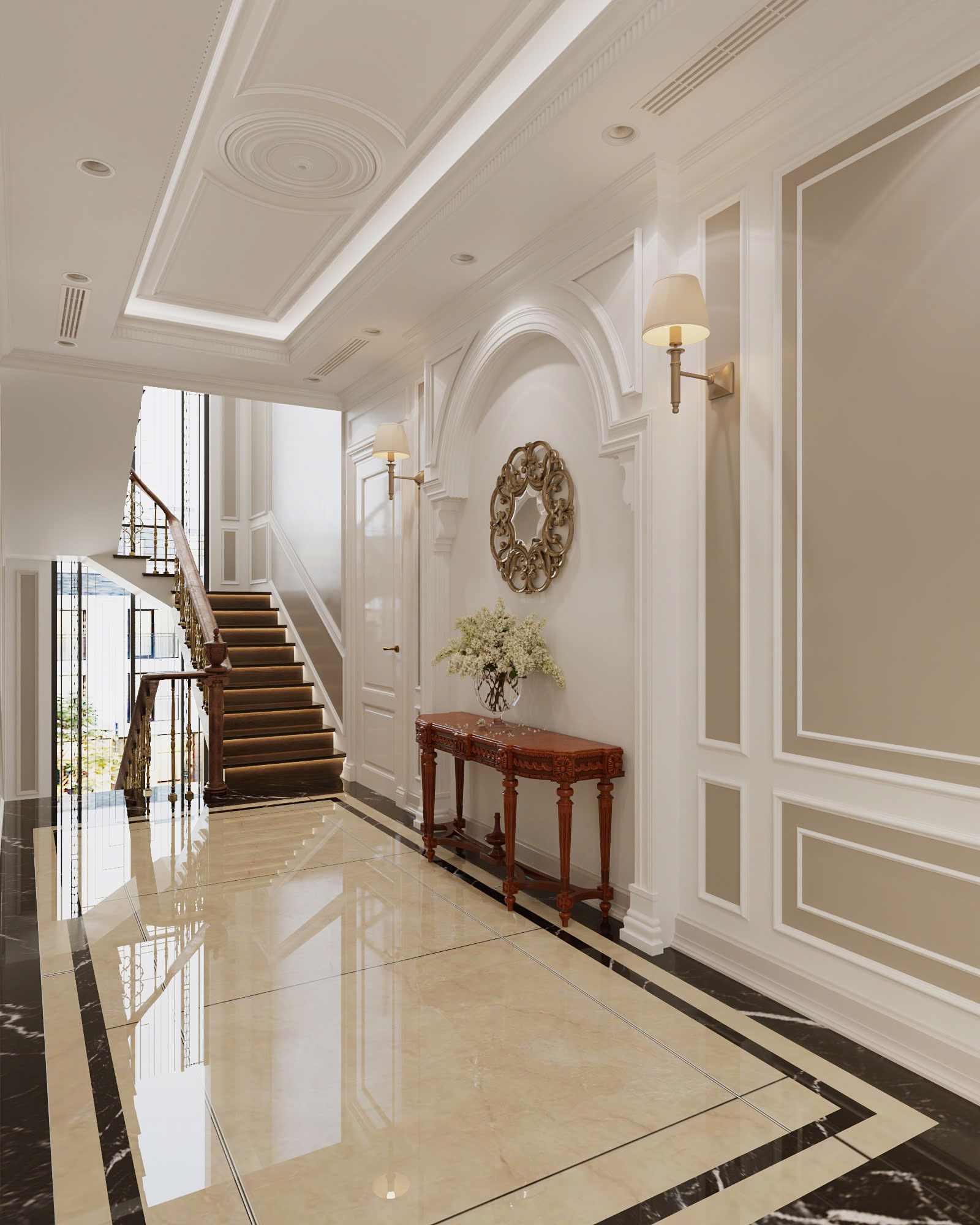 Thiết kế nội thất biệt thự 18 x 14m - bản giao hưởng của ánh sáng